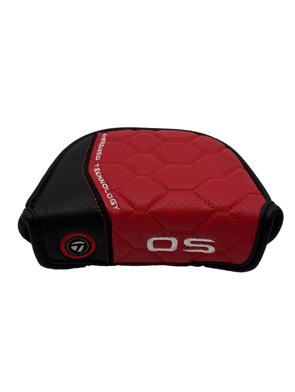 TaylorMade Tour OS Mallet Putter Headcover Oversized Technology Red Black
